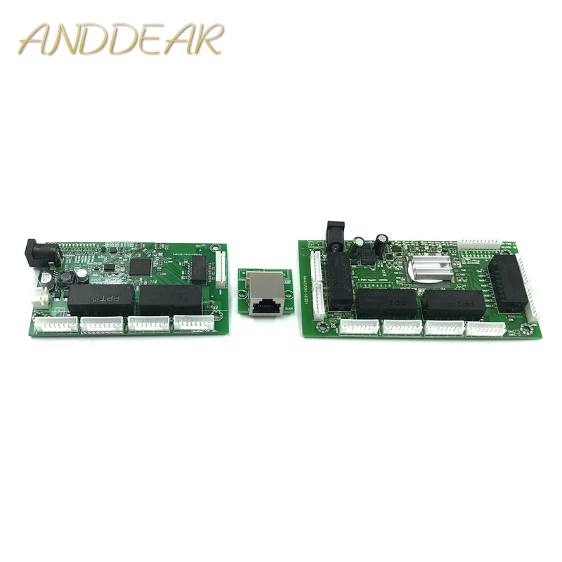 OEM PBC 8-портовый гигабитный коммутатор Ethernet 8 портов с 8-контактным ходовым