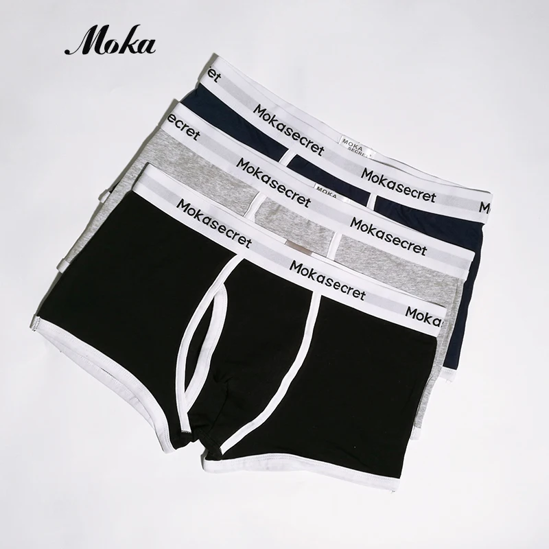 Дышащие мужские боксеры нижнее белье из хлопка De Marca Para Hombre Cueca Calvin сексуальные