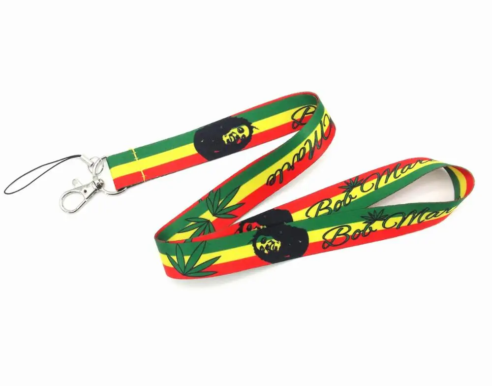 1 шт. Bob Marley талреп id бейдж держатель брелоки ремешки для мобильного телефона