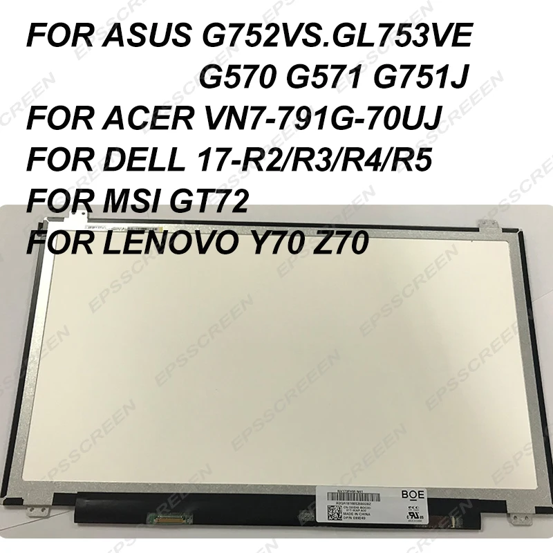 17,3 дюймовый utral тонкий ips FHD экран 30 PIN панель LP173WF4-SPF1/NV173FHM-N41/B173HAN01.0/01,1 дисплей монитор