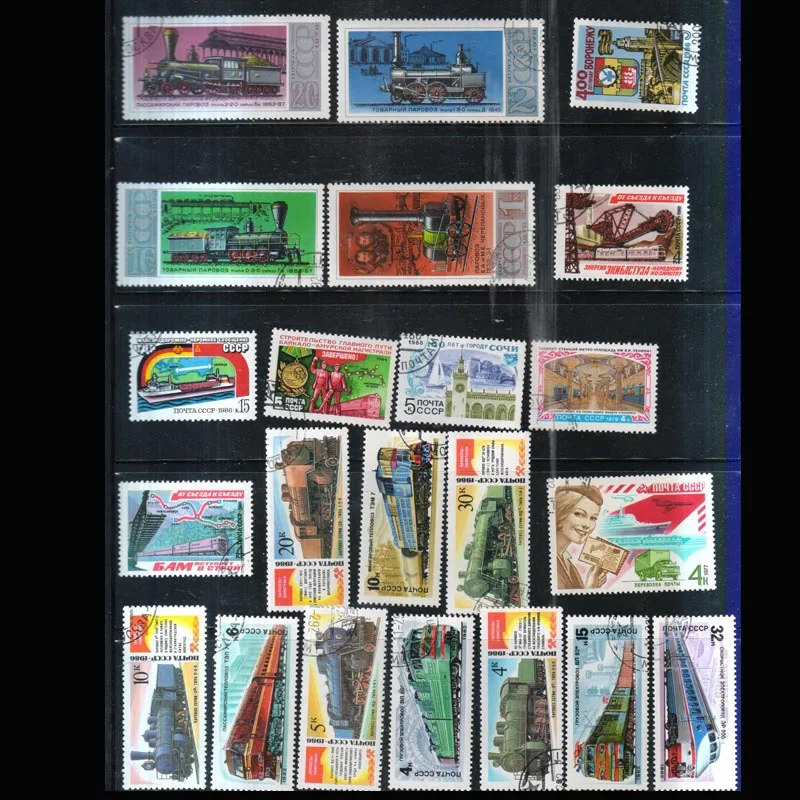 100 шт./лот неиспользованные почтовые марки CCCP в хорошем состоянии с почтовой