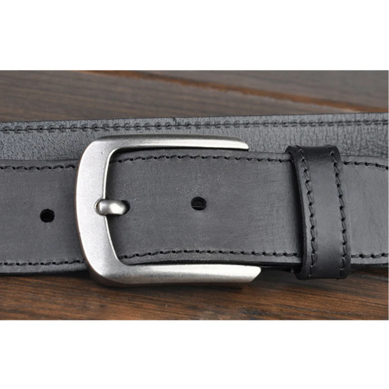 Ремень мужской из натуральной воловьей кожи в ковбойском стиле|jeans belt men|leather belts for