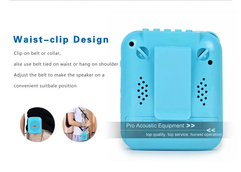 Перезаряжаемые Портативный усилитель громкий динамик Мегафоны голосовой