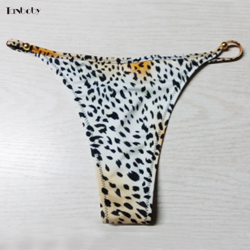 Бразильские Плавки бикини купальный костюм для женщин низкая талия пляжная