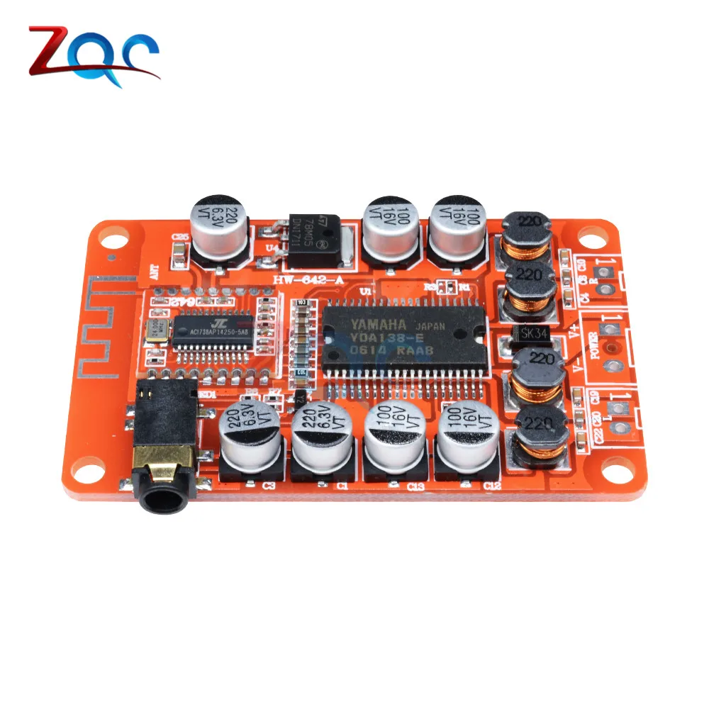 YDA138 DC 12 В 2A TPA3118D2 Bluetooth цифровой аудио усилитель модуля класса D 2*45 Вт стерео 2