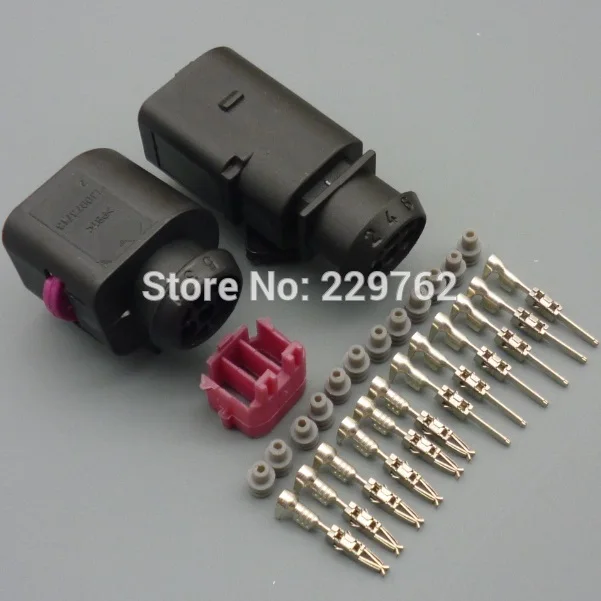 Shhworld Sea 1 комплект 6 Pin 3B0973813 1J0973713 1,5 мм Авто Датчик температуры разъем водонепроницаемый Электрический провод разъем для автомобиля грузовик