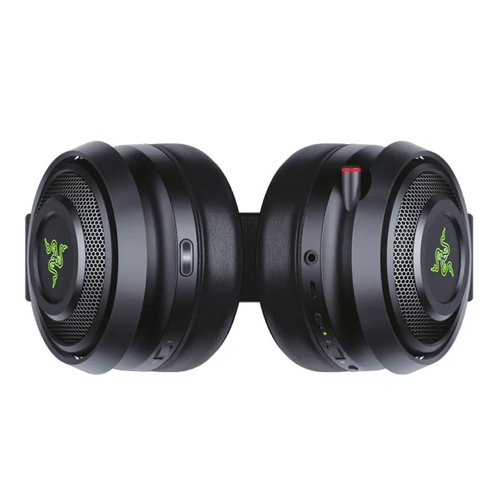 Razer Nari Эфирная 2,4G Беспроводная игровая гарнитура THX пространственная аудио Виртуальная 7,1 канал для ПК геймера MAC PS4 наушники