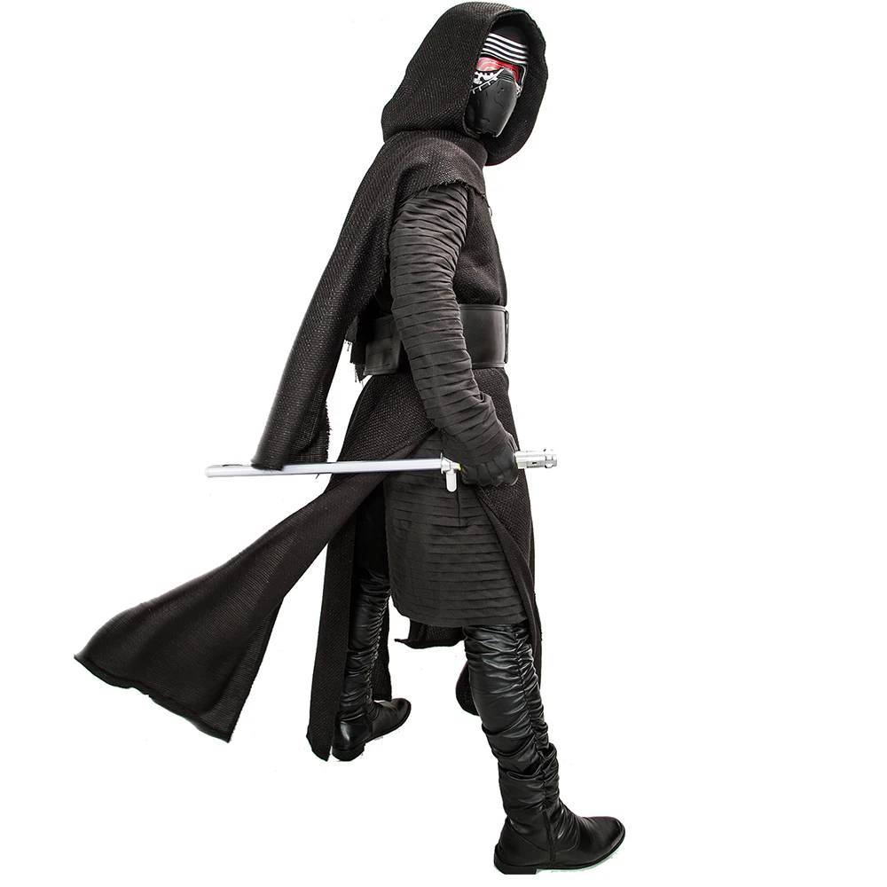 XCOSER Kylo Ren костюм V2 версия костюм на Хэллоуин VII The Force Awakens Косплей злодей косплей для взрослых Черный