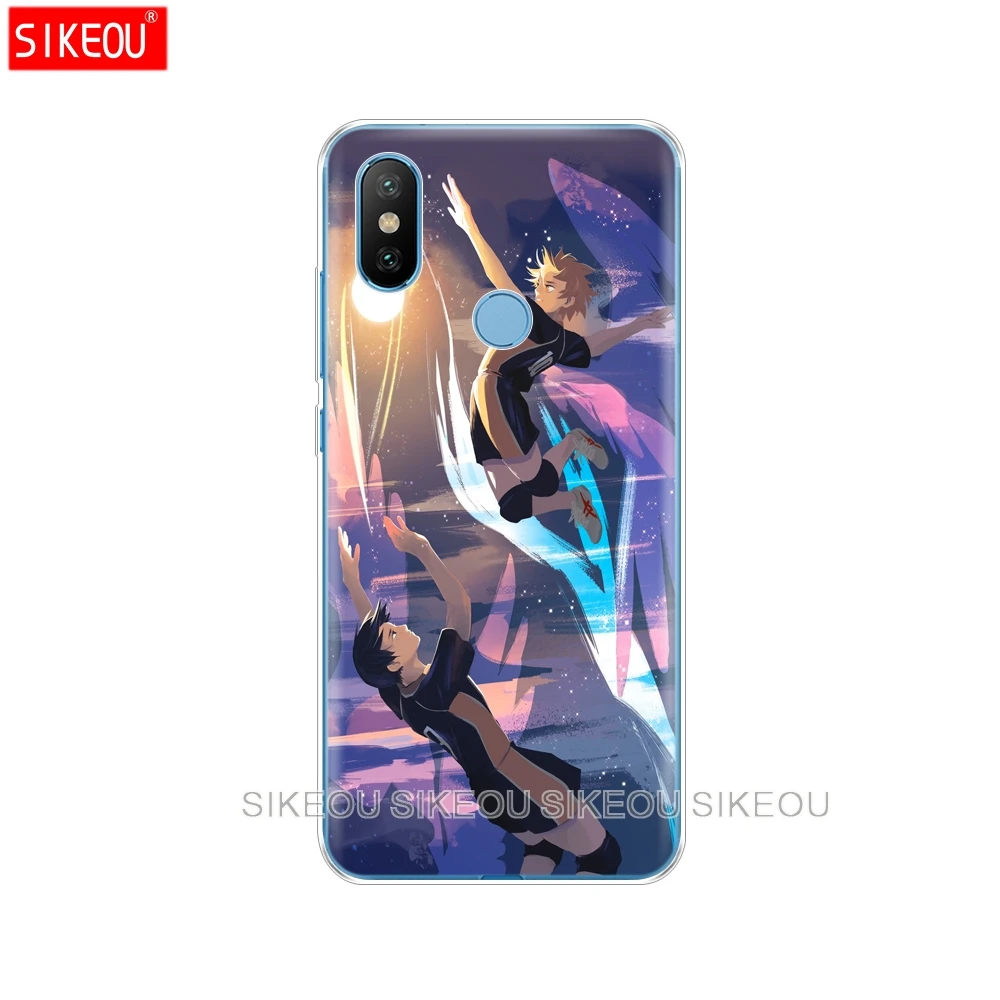 Силиконовый чехол для Xiaomi Mi 8 8SE A1 A2 5 5S 5X 6 Mi5 MI6 NOTE 3 MAX Mix 2 2S Haikyuu Hinata атака аниме