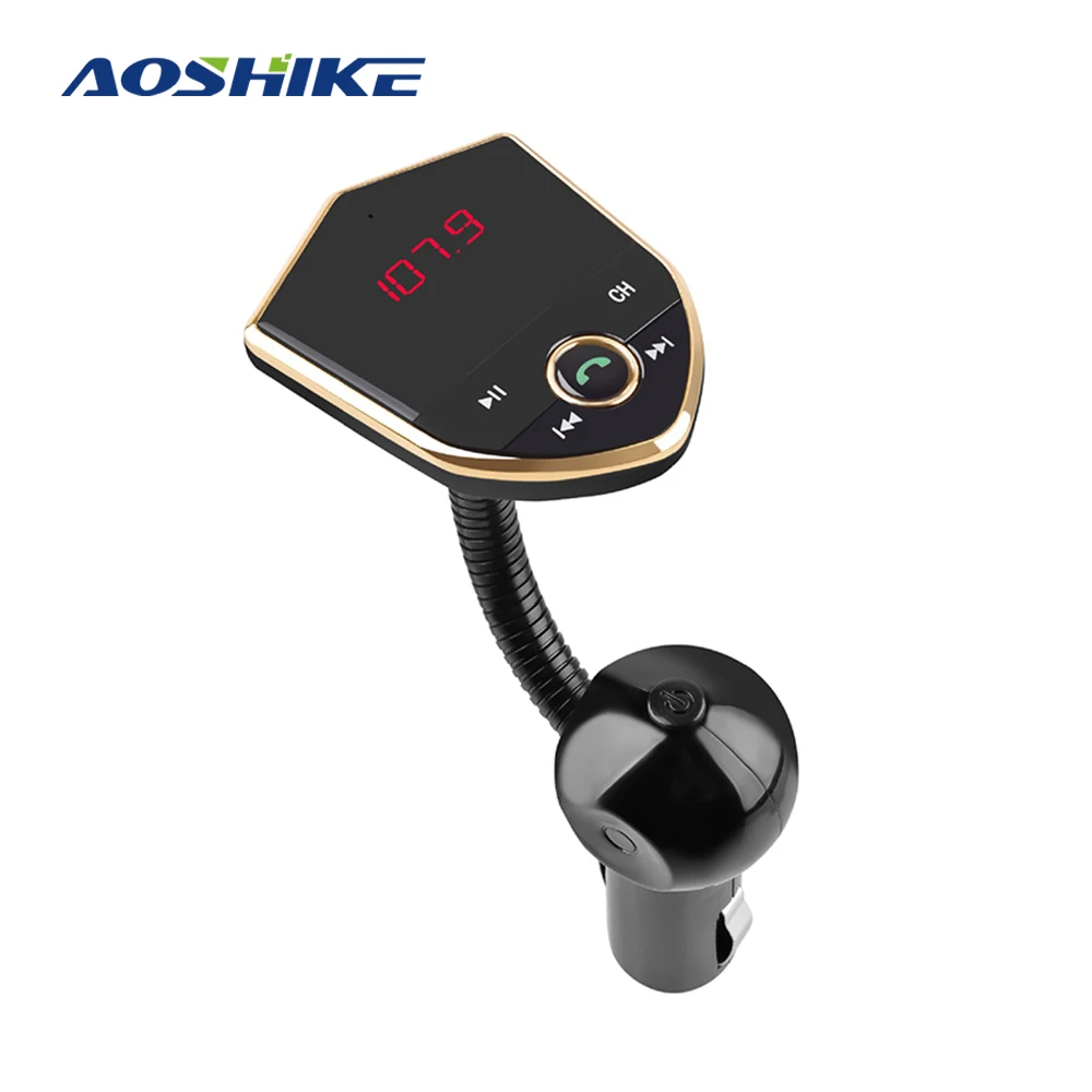 AOSHIKE Автомобильный Bluetooth музыкальный MP3-плеер Новый fm-передатчик автомобильное