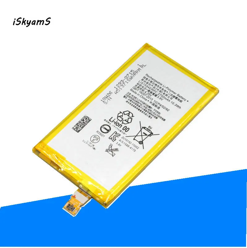 Сменный аккумулятор iSkyamS 1x2700 мАч LIS1594ERPC для Sony Z5 compact Z5C mini E5803 E5823