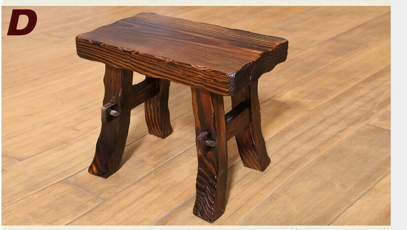 100% деревянный стул деревянная мебель садовый табурет для ванной детская жду D |