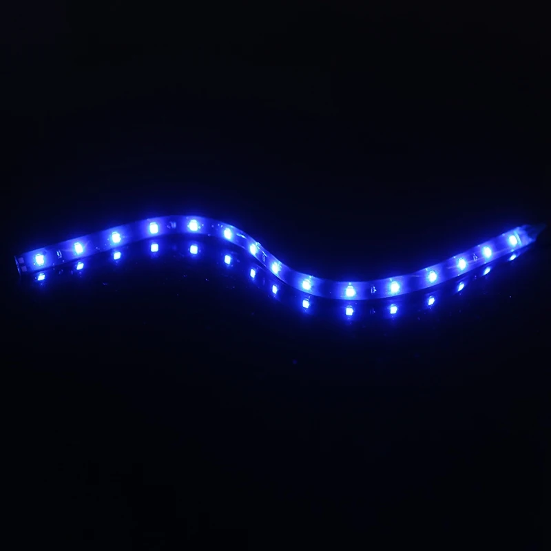 4 шт./компл. 30 см 3528 гибкие синие полосы света 15SMD светодиодная декоративная лампа