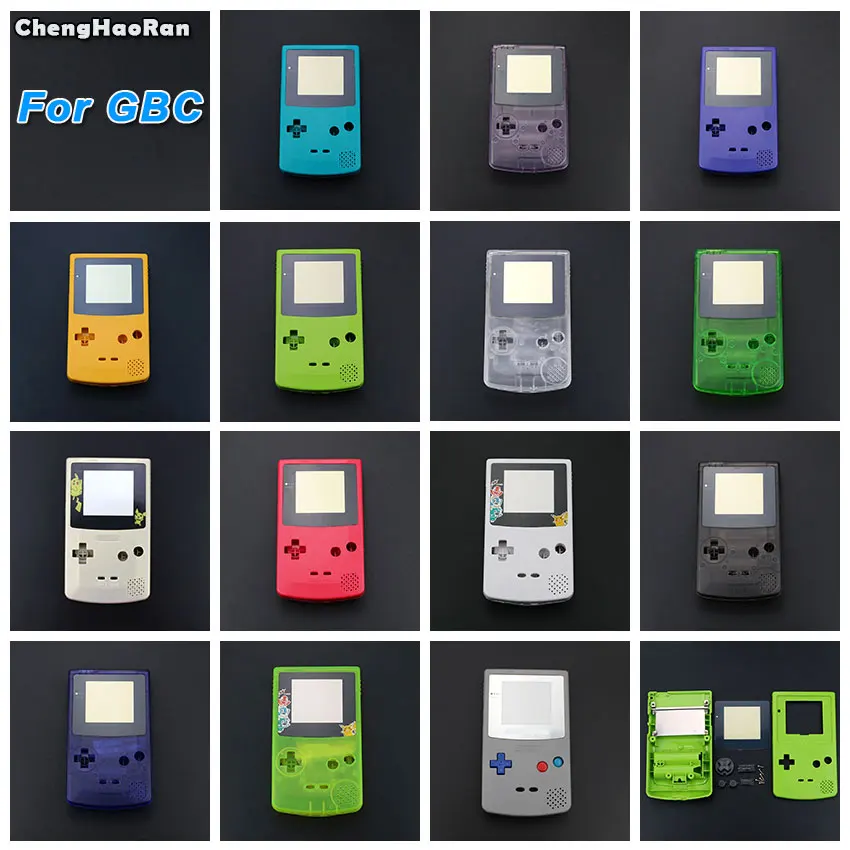 ChengHaoRan для GBC полный корпус оболочка Крышка для nintendo GameBoy цвет Ремонт Часть корпус оболочки пакет с кнопками винт