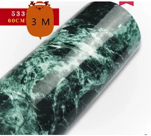533 green Горячая 120 см широкая мраморная кухня масляные наклейки для плиты ПВХ отремонтированные Шкафы для ванной комнаты водонепроницаемые самоклеящиеся обои мебель - Цвет: 533 green