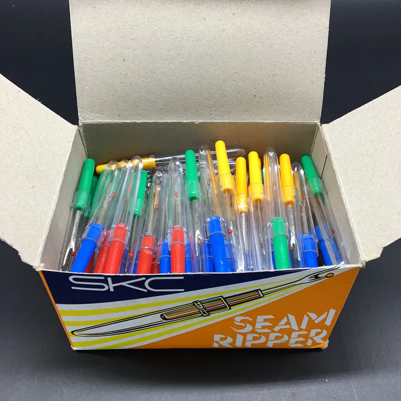 

100Pcs Plastic Handle Seam Ripper Sewing Tool Needle Craft Thread Cutter Stitch DIY Apparel Sewing Fabric Accessories