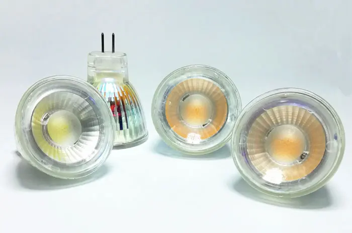 

3W COB LED GU4 Light Bulb MR11 12V AC DC 250LM 35mm Diameter Mini Cabinet Night Under Ground Light to Replace 20W Halogen Bulbs