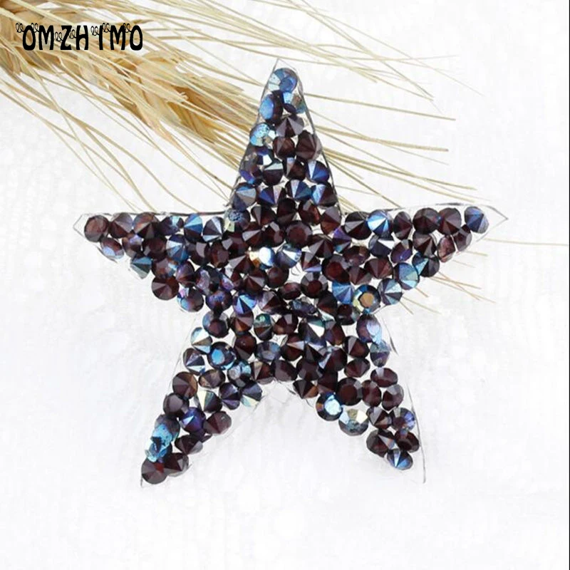 Applique Patch Strass Rhinestones Motifs Iron On Patches Crystal For Jeans Clothing Crafts Decorations | Дом и сад