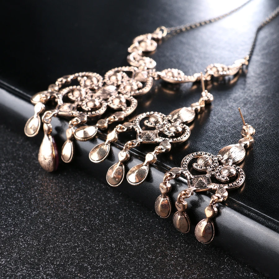 2 шт./лот высококачественные турецкие наборы свадебных украшений антикварное