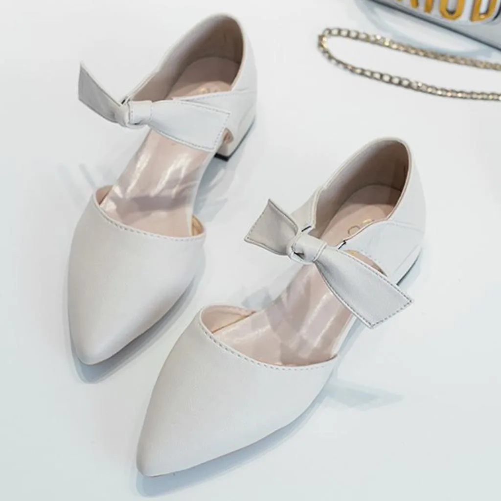 Женская обувь на каблуке Сезон весна осень квадратном Модные тонкие туфли не