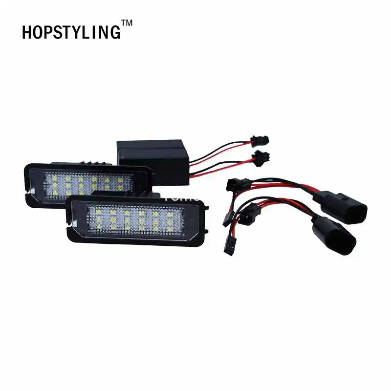 HOPSTYLING автомобильный Стайлинг 2x автоматический светильник MK6 MK7 Golf 5 Golf6 Golf 7 светодиодный светильник для номерного знака задний светильник для Volkswagen MK5 GTI