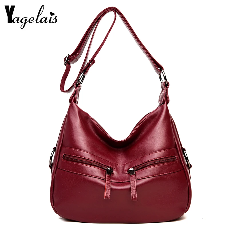 

Summer New Female Messenger Bags Simple Soft PU Luxury Handbags Women Bags Designer 2019 Sac a Main Ladies Shoulder Bag