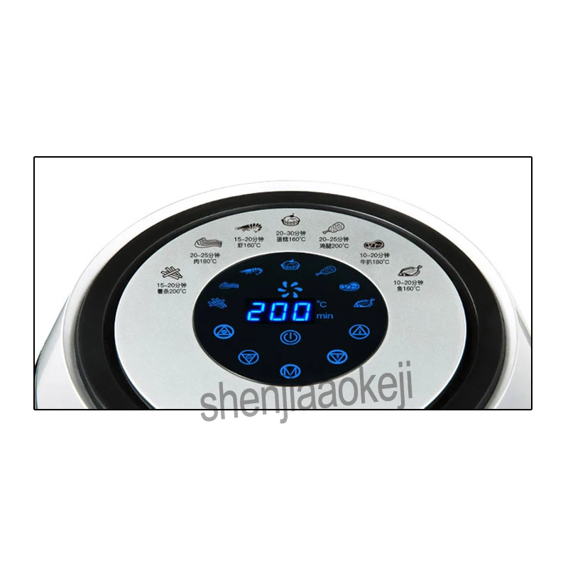 220v 1500w интеллигентая (ый) Электрический ненефтяных дыма воздуха фритюрница с