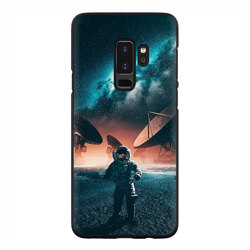 Trippy Art эстетический Космос астронавт мягкий чехол для телефона samsung Galaxy M10 20 30 S6 7 Edge S8 9 10 Plus S10E Note 8 9 - Цвет: B10