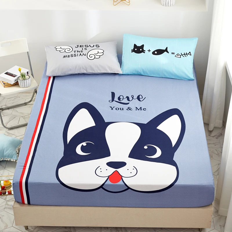 Комплект постельного белья из 100% хлопка с милыми животными-пандой и свиньей