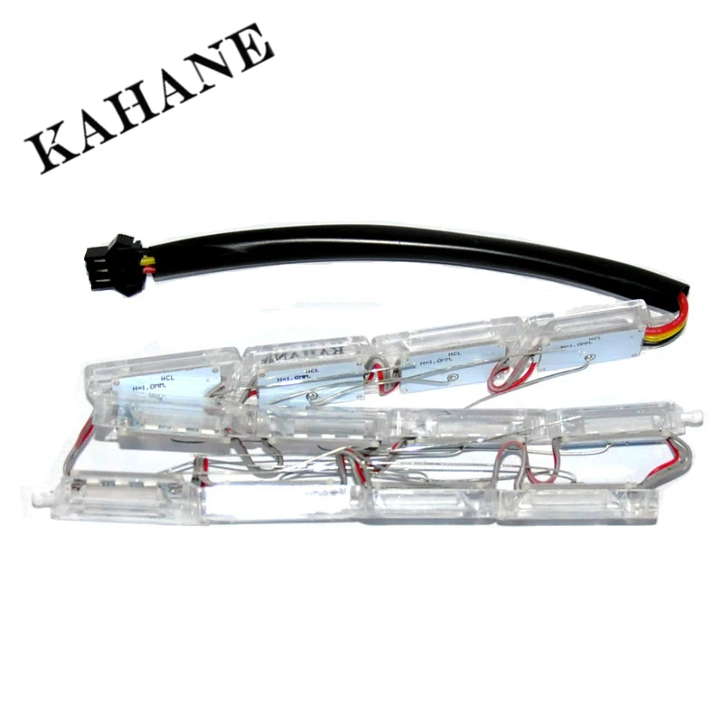 Светодиодный фонарь для ДХО 2 шт. белый желтый прозрачный 12 групп гибкий