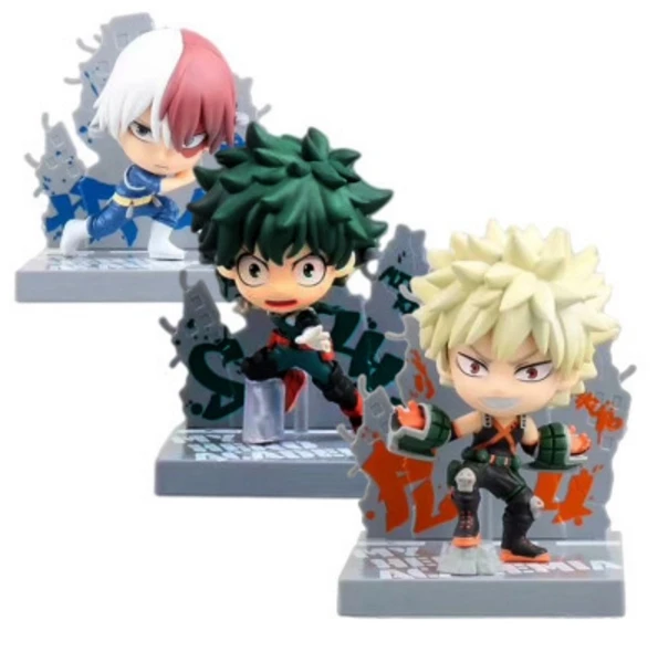 С героями из мультфильма Мой герой Boku без Hero Академия Кюн Чара шото Lzuku Midoriya Katsuki