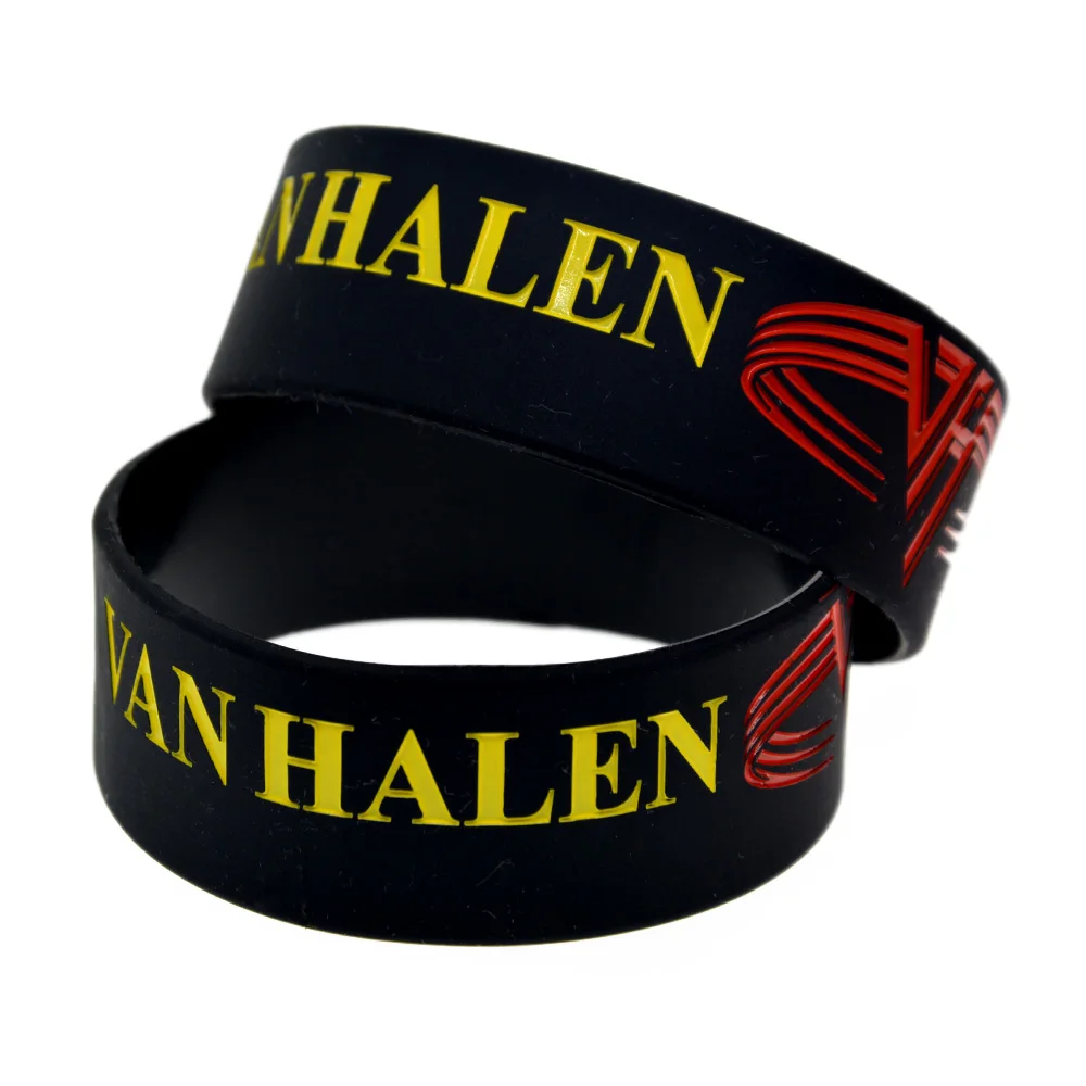 1 шт. Van Halen силиконовый браслет ширина дюйм широкий для концерта|Браслеты с
