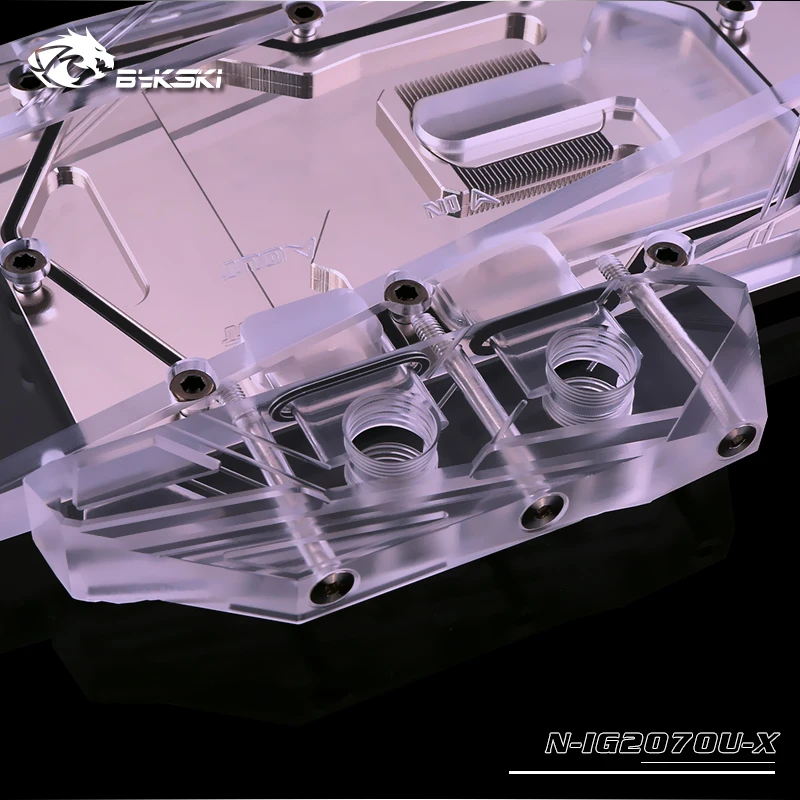 Bykski блок водяного охлаждения подходит красочные iGame GeForce RTX2070 Ultra OC блок GPU, 3 pin/4 Pin Материнская плата управления, N-IG2070U-X