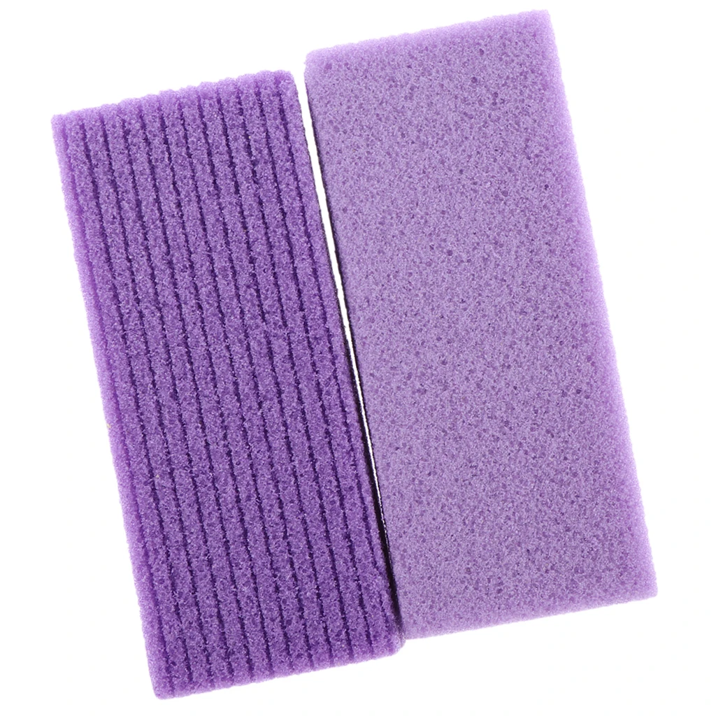 

2pcs Pumice Stone Feet Care Scrub Dead Skin Callus Remover Pedicure Tools, Size 12x5x2.5 cm