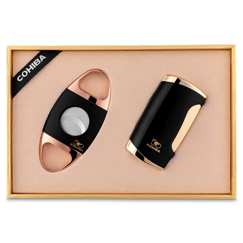 Cohiba подарочный набор зажигалок для сигар портативные ножницы резки из