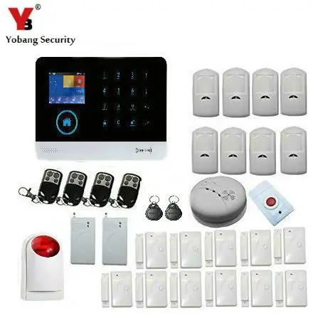 YoBang Security Wireless Wifi GSM GPRS Rfid Home Alarm System Smart Automation IOS/Android Application. | Безопасность и защита