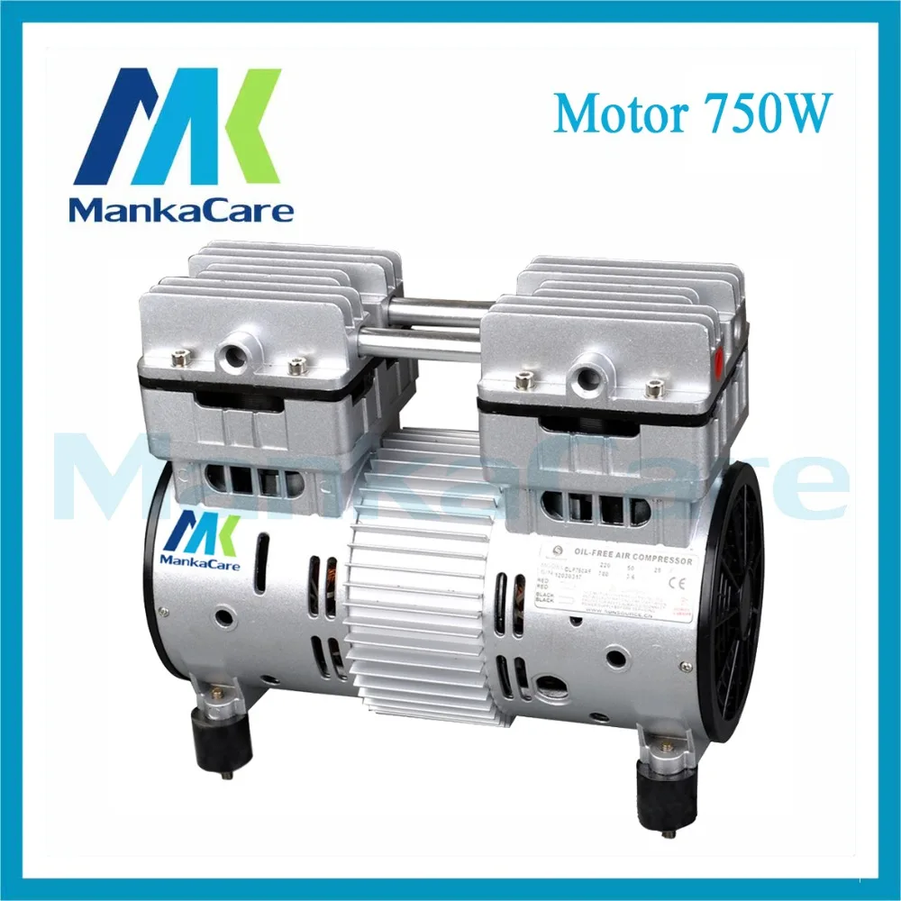 

Manka Care - Motor 750W Dental Air Compressor Motors/Compressors Head/Silent Pumps/Oil Less/Oil Free/Compressing Pump