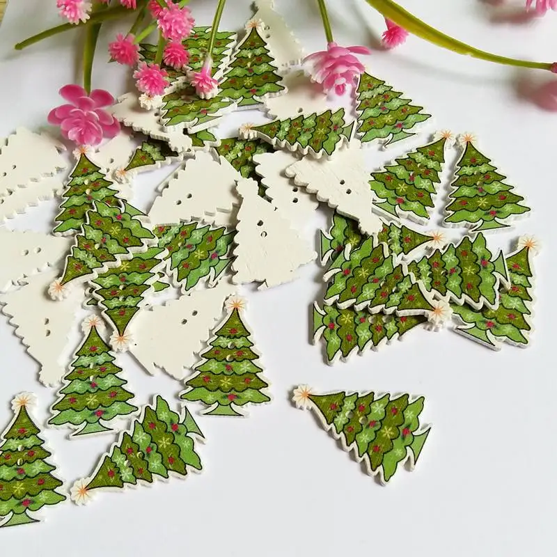 30 шт. деревянные пуговицы с двумя отверстиями|2 hole wooden buttons|scrapbooking craftwooden buttons |