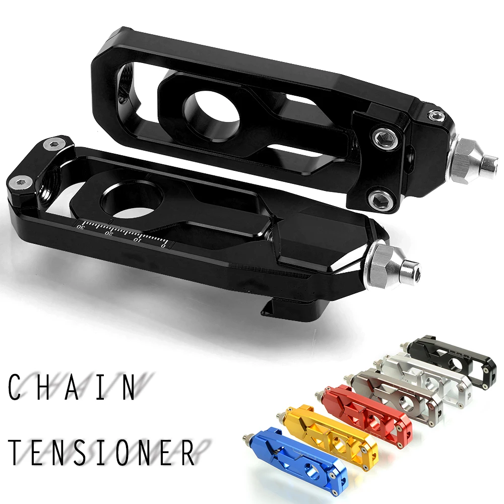 

Morcycle Chain Tensioner Chain adjuster Bolt on Roller Adjust for YAMAHA MT-09 TRACER FZ-09 FJ-09