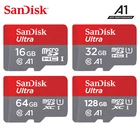 Оригинальный двойной флеш-накопитель SanDisk Memory Card 256 ГБ 200 ГБ 128 Гб 64 Гб оперативной памяти, 32 Гб встроенной памяти, microSDHCSDXC UHS-I картой micro SD объемом 16 Гб 98 МБс. TF карта для смартфона