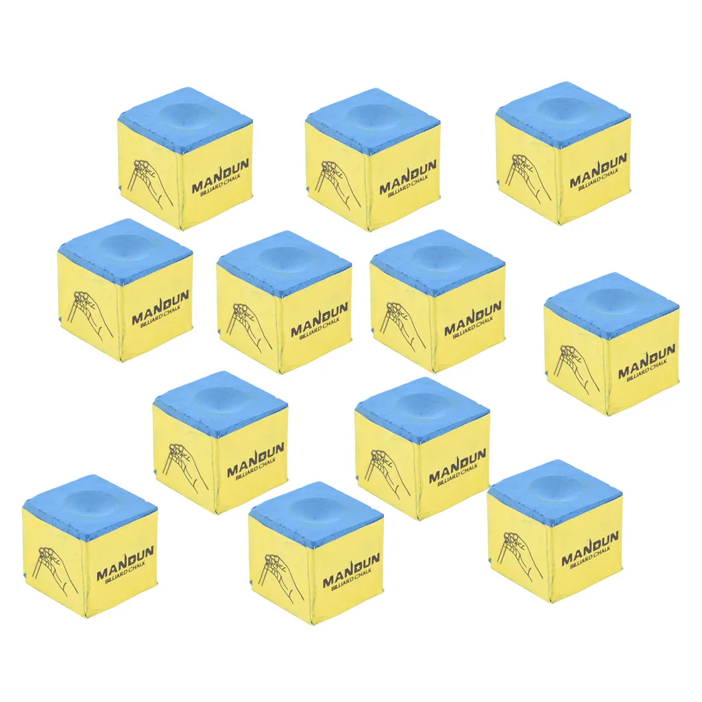 12 кубиков для бильярда бильярдный кий мел с держателем мела контейнер аксессуары