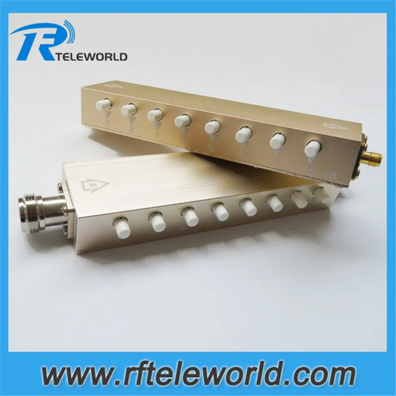 

0-60dB DC-2.5GHz 3 ГГц 50ohm 2W ключ-Пресс RF Регулируемый аттенюатор