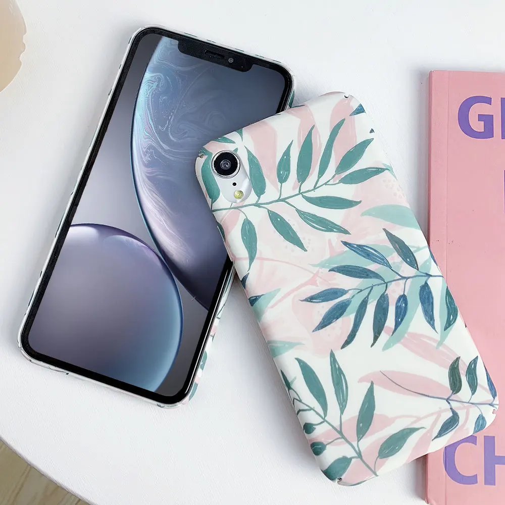 KISSCASE Leaf Phone Case For Samsung A50 A70 S10 Plus A30 A90 Back Cover Funda for J7 2017 S10E Coque |