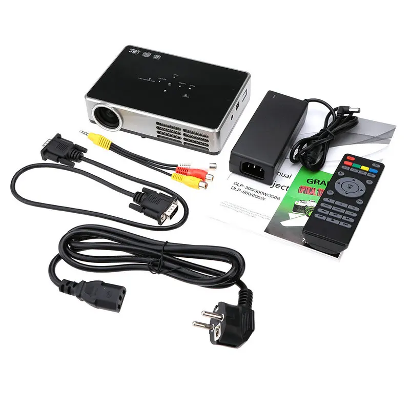 VIVICINE новейший 1280x800 портативный 3D Android 1080p проектор, DLP HDMI USB PC wifi беспроводной домашний кинотеатр мини видео проектор