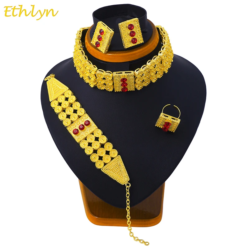 Ethlyn новинка большие широкие в эфиопском эритрейском стиле ювелирные изделия