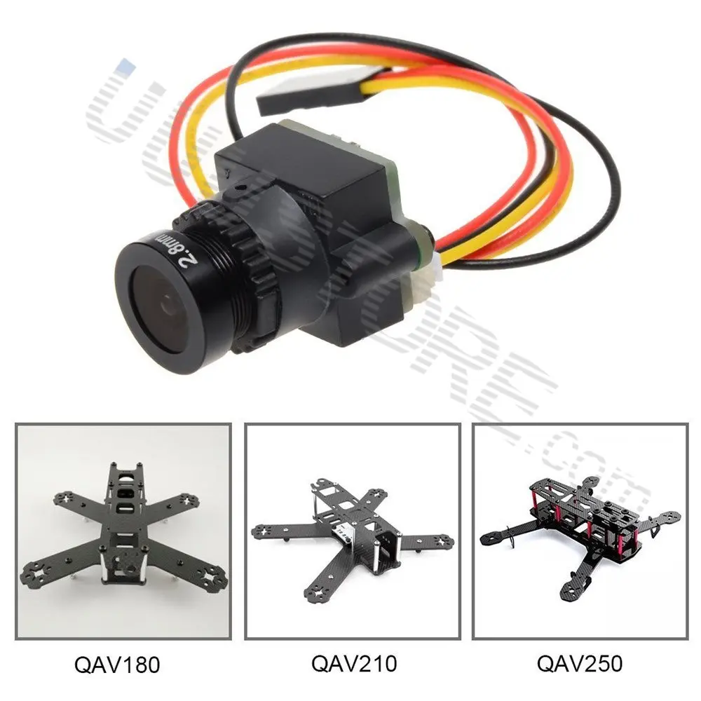 Объектив 2 8 мм FPV Mini NTSC PAL переключаемая камера 1/3 CCD 1000TVL 110 градусов для Racing Drone