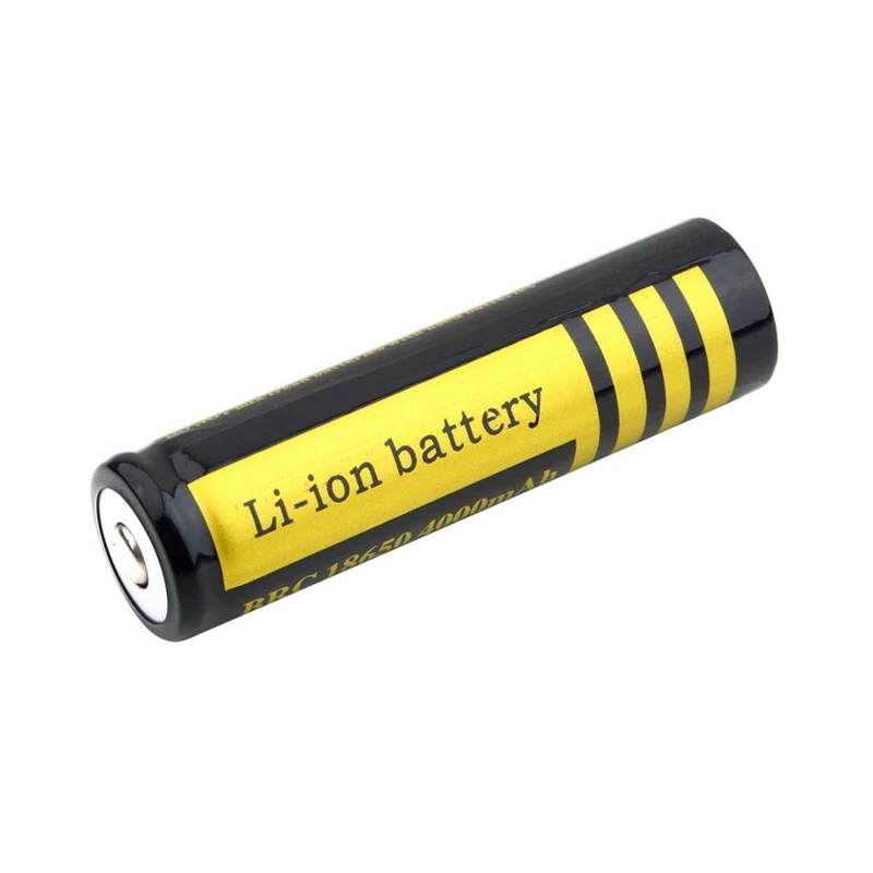 18650 перезаряжаемая батарея 3 7 V 4000mAh емкость литий ионная аккумуляторная для