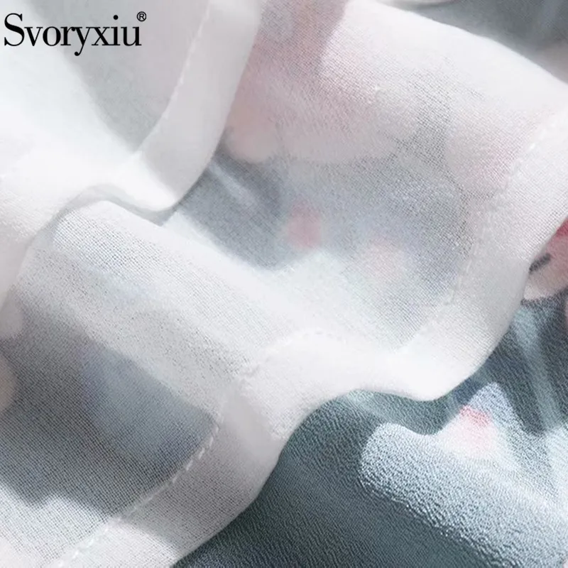 Svoryxiu дизайнерское летнее винтажное платье женское элегантное с бантом и