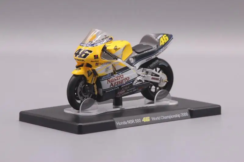 Leo 1:18 Honda NSR 500 2000 модель мотоцикла из сплава литая под давлением металлическая игрушка подарок на день рождения для детей мальчика