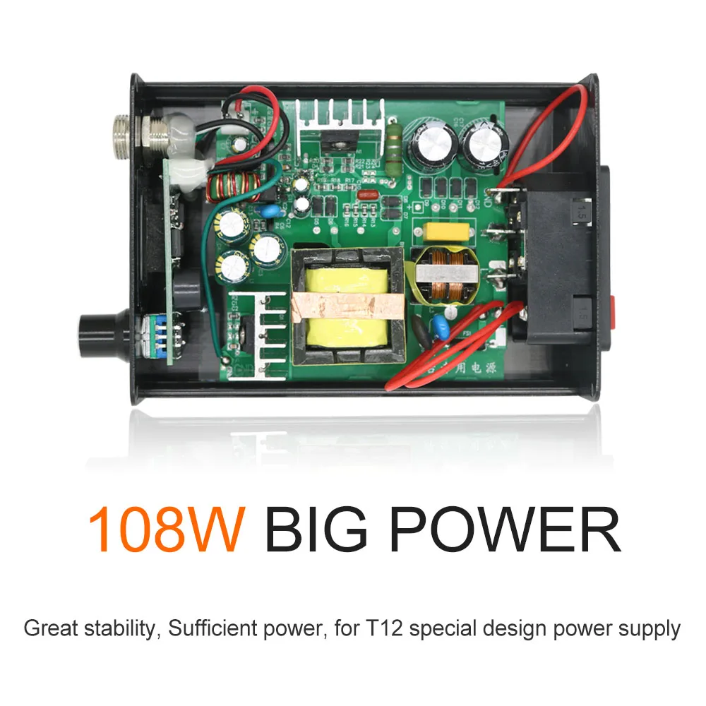 STC T12-956 паяльная станция электронный паяльник OLED цифровая станция T12 паяльник наконечник сварочный инструмент с T12-P9 ручкой